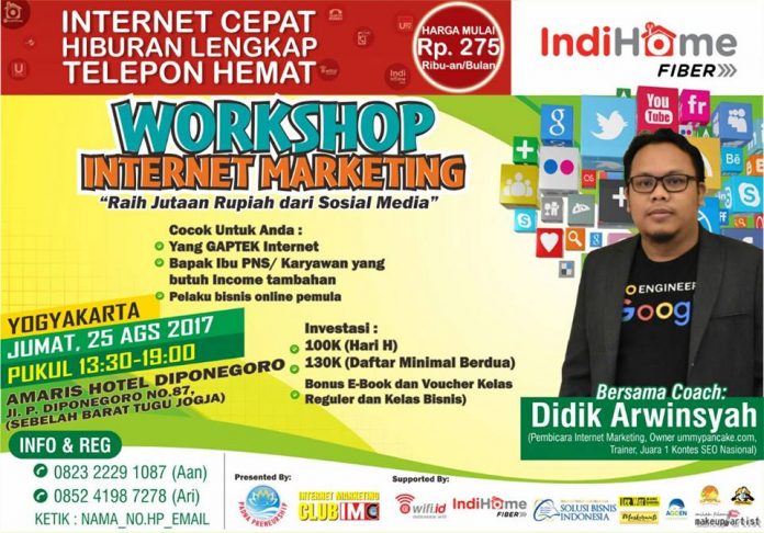 Workshop Raih Jutaan Rupiah Dengan Sosial Media Workshop Raih Jutaan Rupiah Dengan Sosial Media