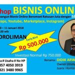 Seminar Internet Marketing dan Bisnis Online di Kudus Januari 2018