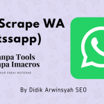cara scrape whatsapp