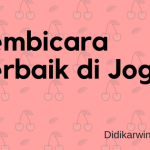 Pembicara Terbaik di Jogja
