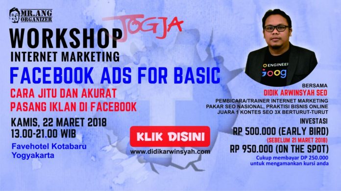 Kursus Fb Ads Jogja Bersama Didik Arwinsyah SEO Kursus Fb Ads Jogja Bersama Didik Arwinsyah SEO