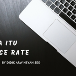 Apa itu bounce rate